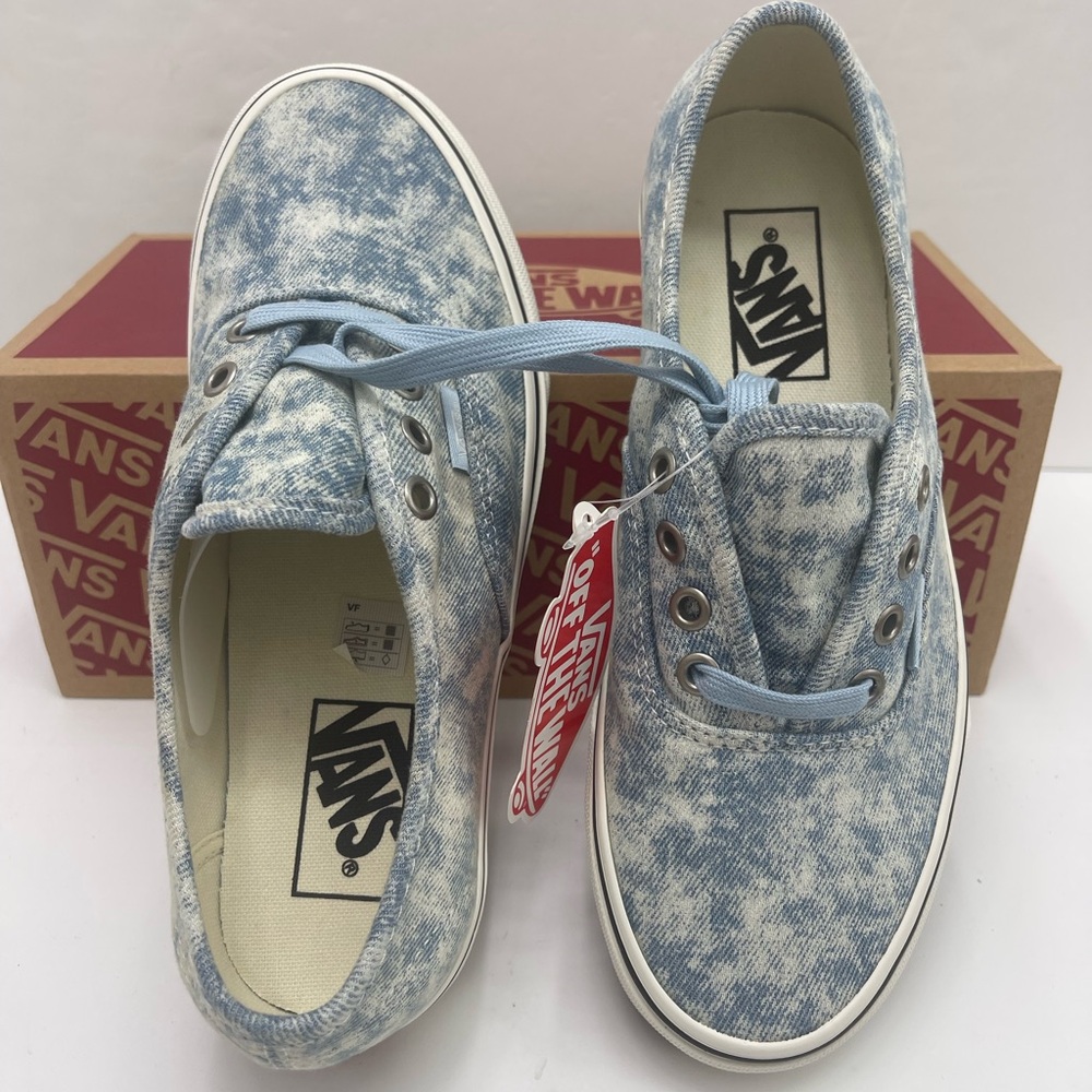 Vans Men’s Authentic (Denimistry) Winter Sky Marshmallow Sneakers
VN0A5HZS9FM - Picture 10 of 16